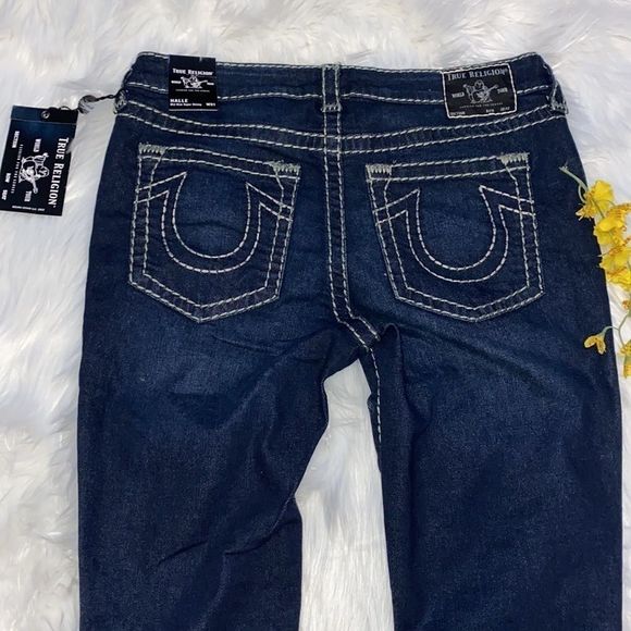 True Religion Hallie Mid Rise Super Skinny Jeans Sz 31 - Picture 3 of 14